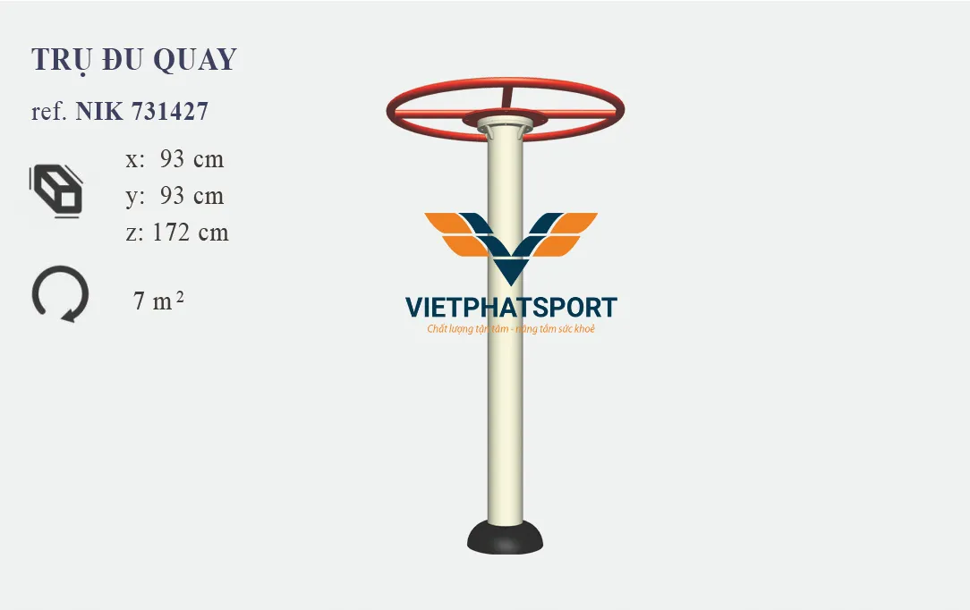 TRỤ ĐU XOAY NIK731427