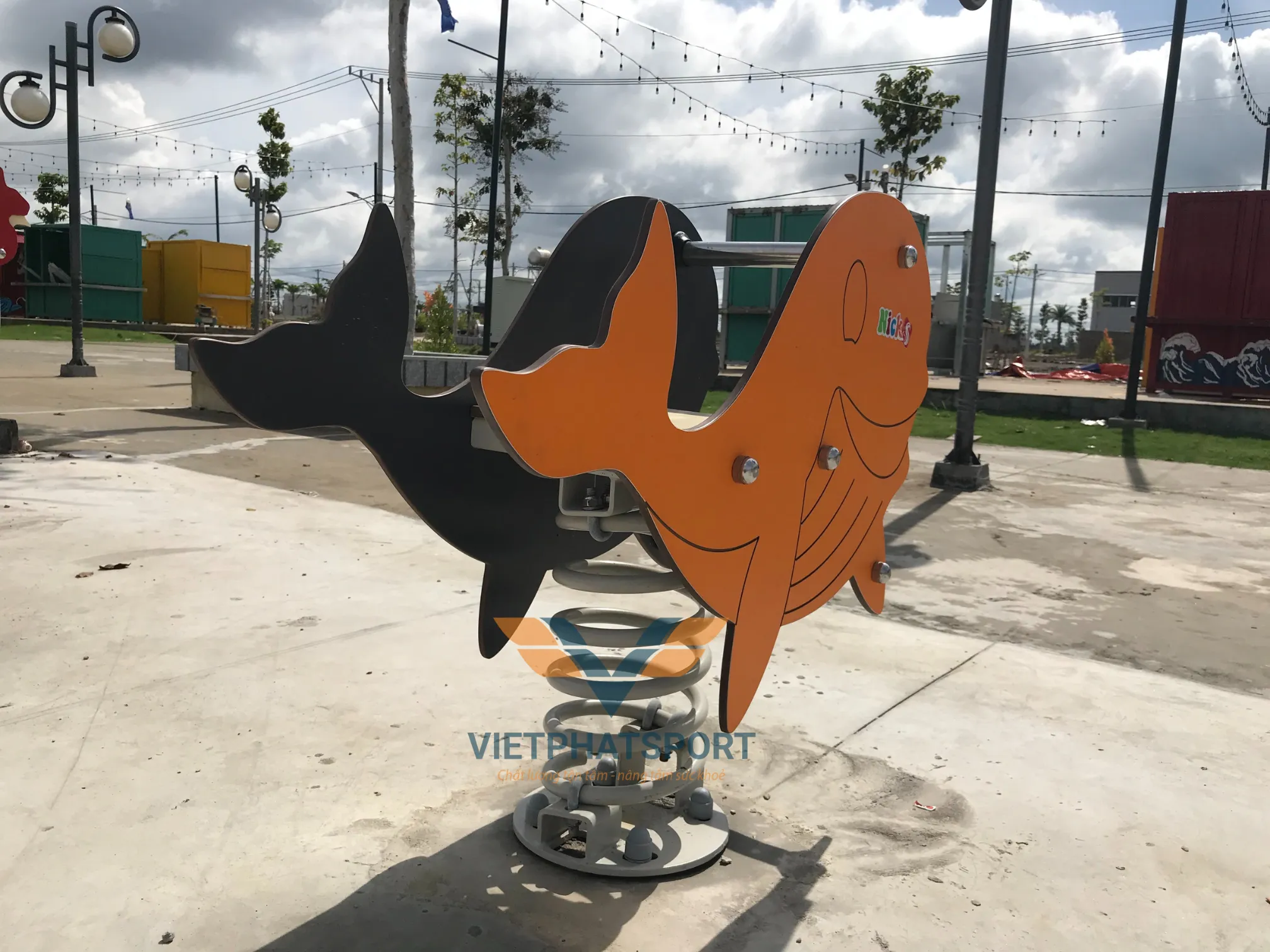 THÚ NHÚN 2 TẤM CÁ VOI NIK731513-WH