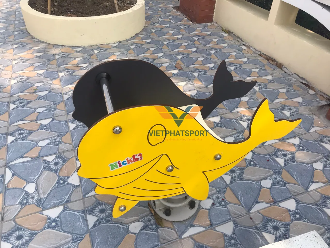 THÚ NHÚN 2 TẤM CÁ VOI NIK731513-WH