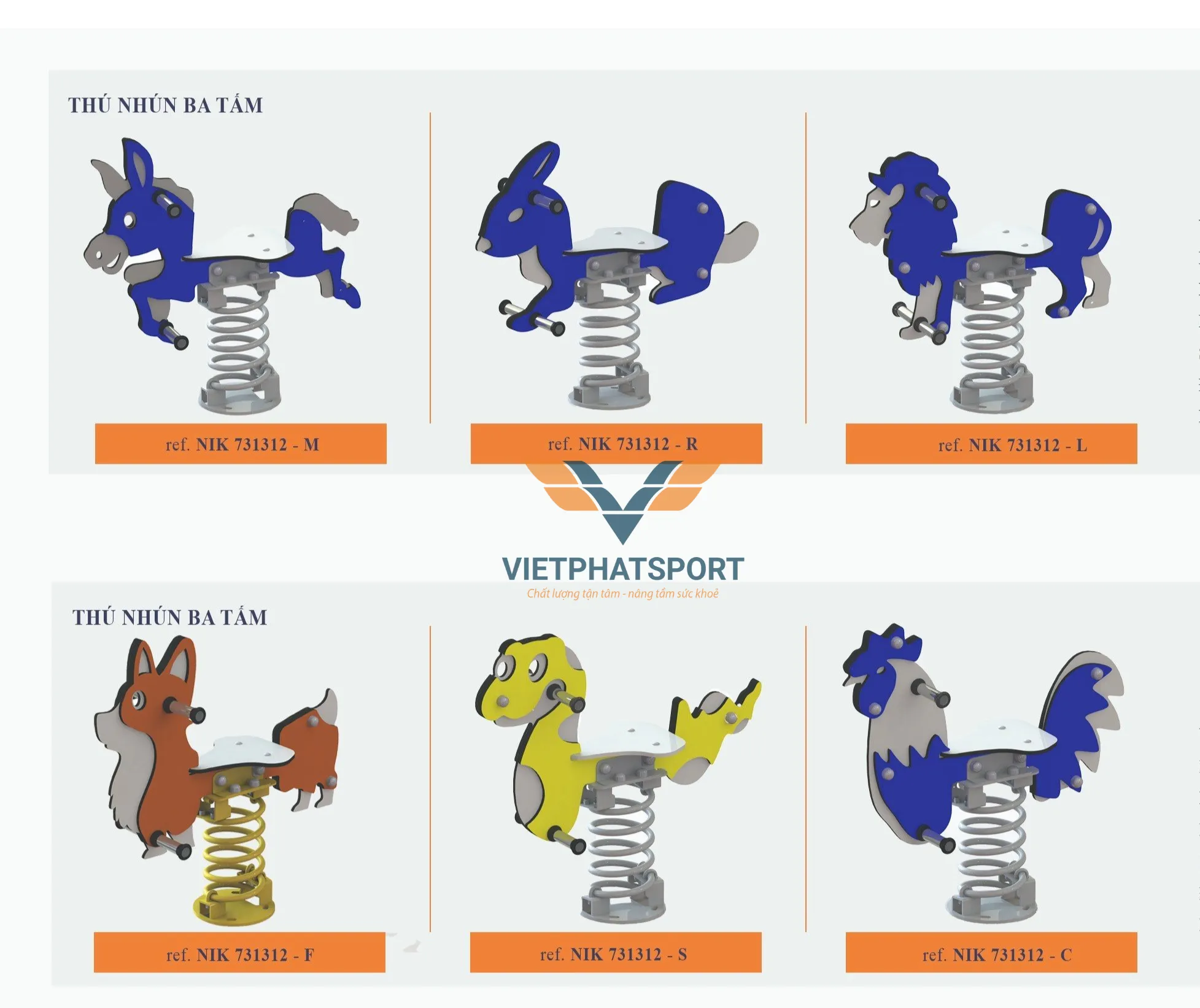 THÚ NHÚN 3 TẤM CON CÁO NIK731512-F