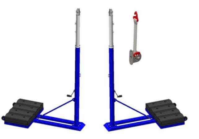 Những ưu điểm vượt trội khi lắp đặt bộ trụ bóng chuyền di động