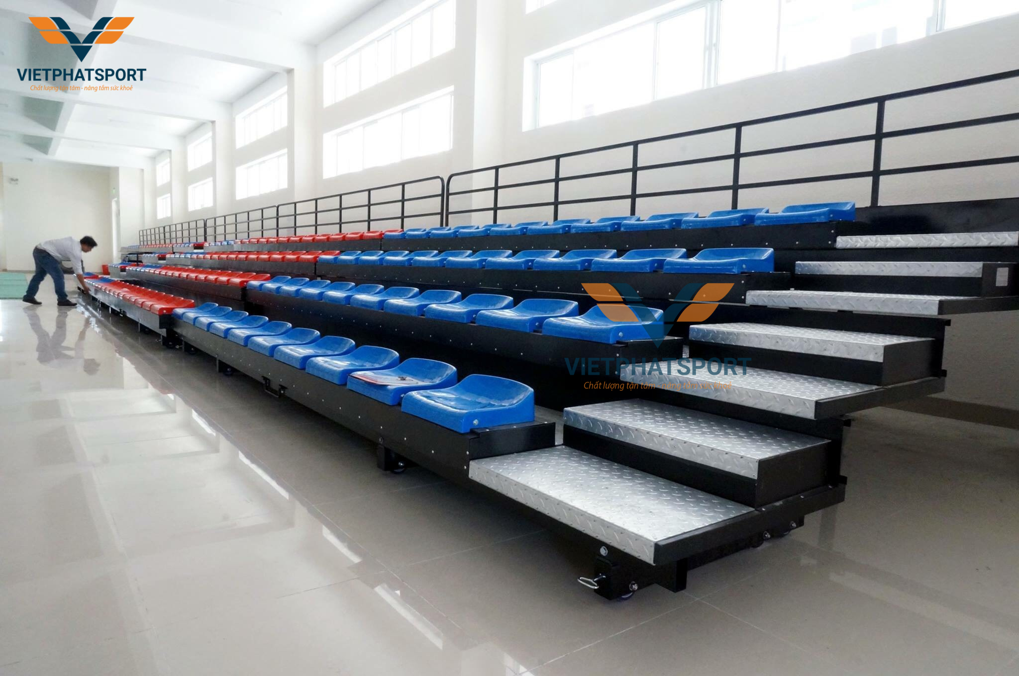 Khái quát khán đài xếp là gì? Cơ chế hoạt động của khán đài xếp