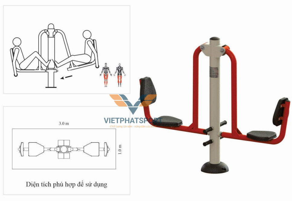 Dụng Cụ Đạp Chân Ngoài Trời Dễ Tập