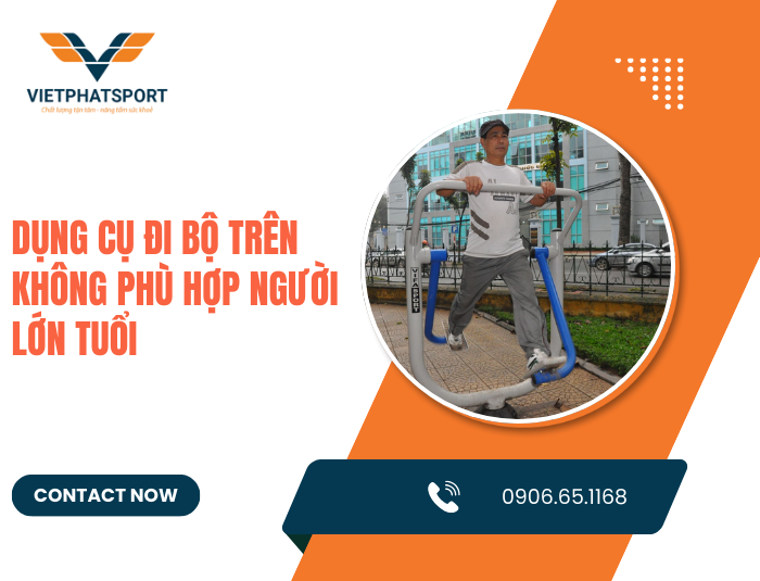 Dụng Cụ Đi Bộ Trên Không Phù Hợp Người Lớn Tuổi