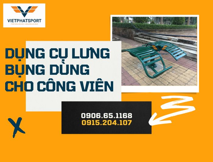 Dụng Cụ Lưng Bụng Dùng Cho Công Viên