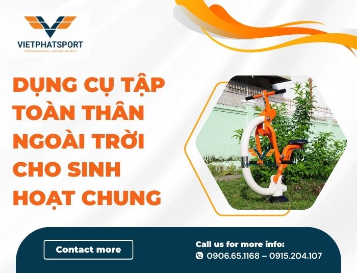 Dụng Cụ Tập Toàn Thân Ngoài Trời Cho Sinh Hoạt Chung