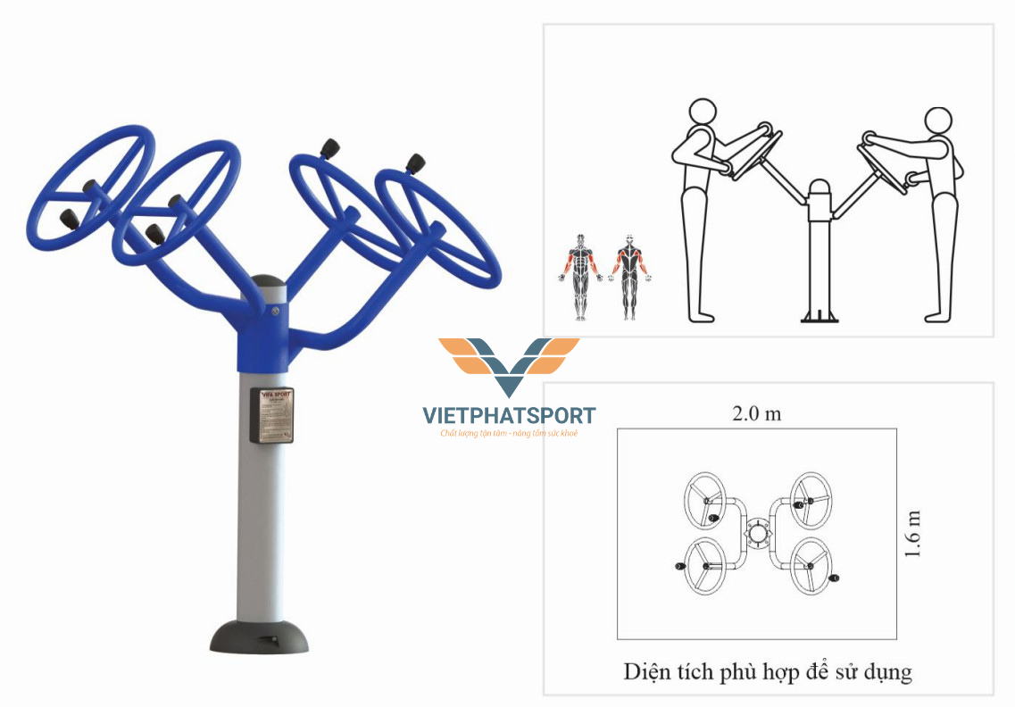 Dụng Cụ Tay Vai Đôi Ngoài Trời Dễ Tập