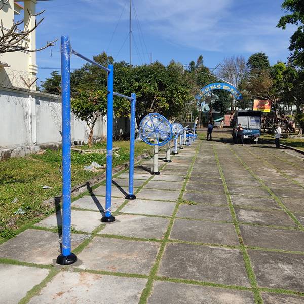 Dụng Cụ Xà Đơn 2 Bậc Cho Khu Công Cộng