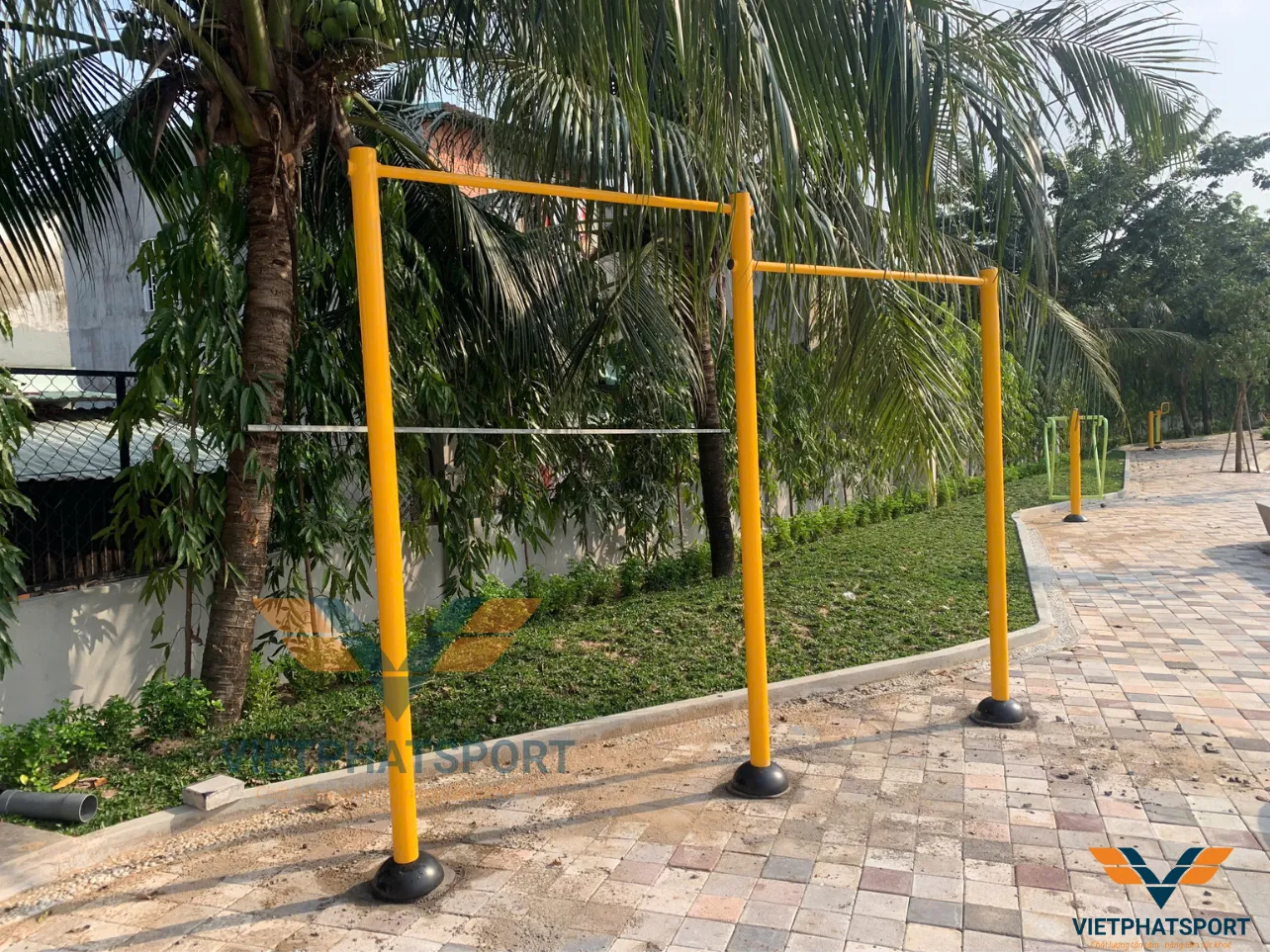 Dụng Cụ Xà Đơn 2 Bậc Cho Khu Dân Sinh
