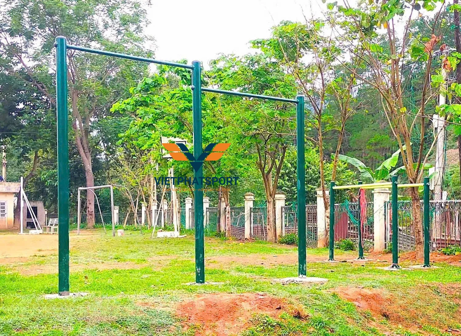 Dụng Cụ Xà Đơn 2 Bậc Ngoài Trời Dễ Sử Dụng