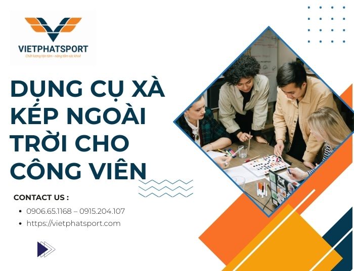 Dụng Cụ Xà Kép Ngoài Trời Cho Công Viên