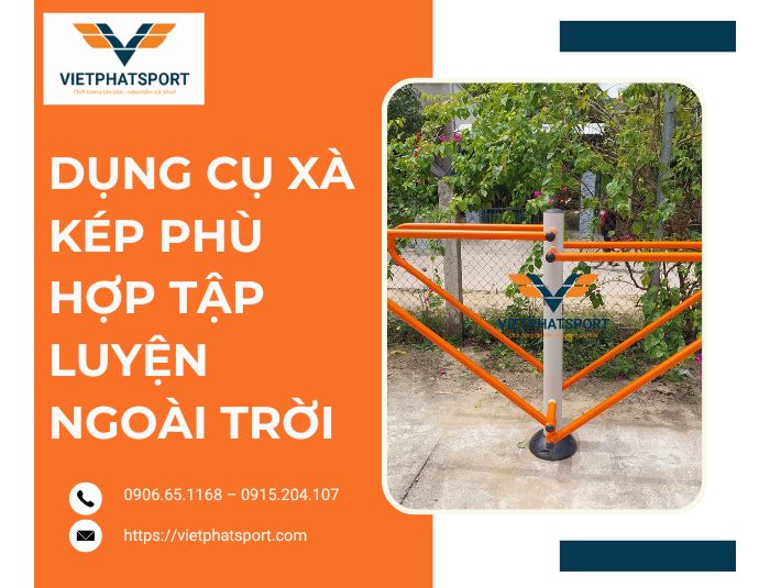 Dụng Cụ Xà Kép Phù Hợp Tập Luyện Ngoài Trời