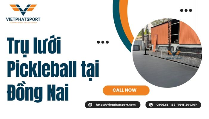 Trụ lưới Pickleball tại Bà Rịa - Vũng Tàu – Thiết bị nâng tầm sân tập