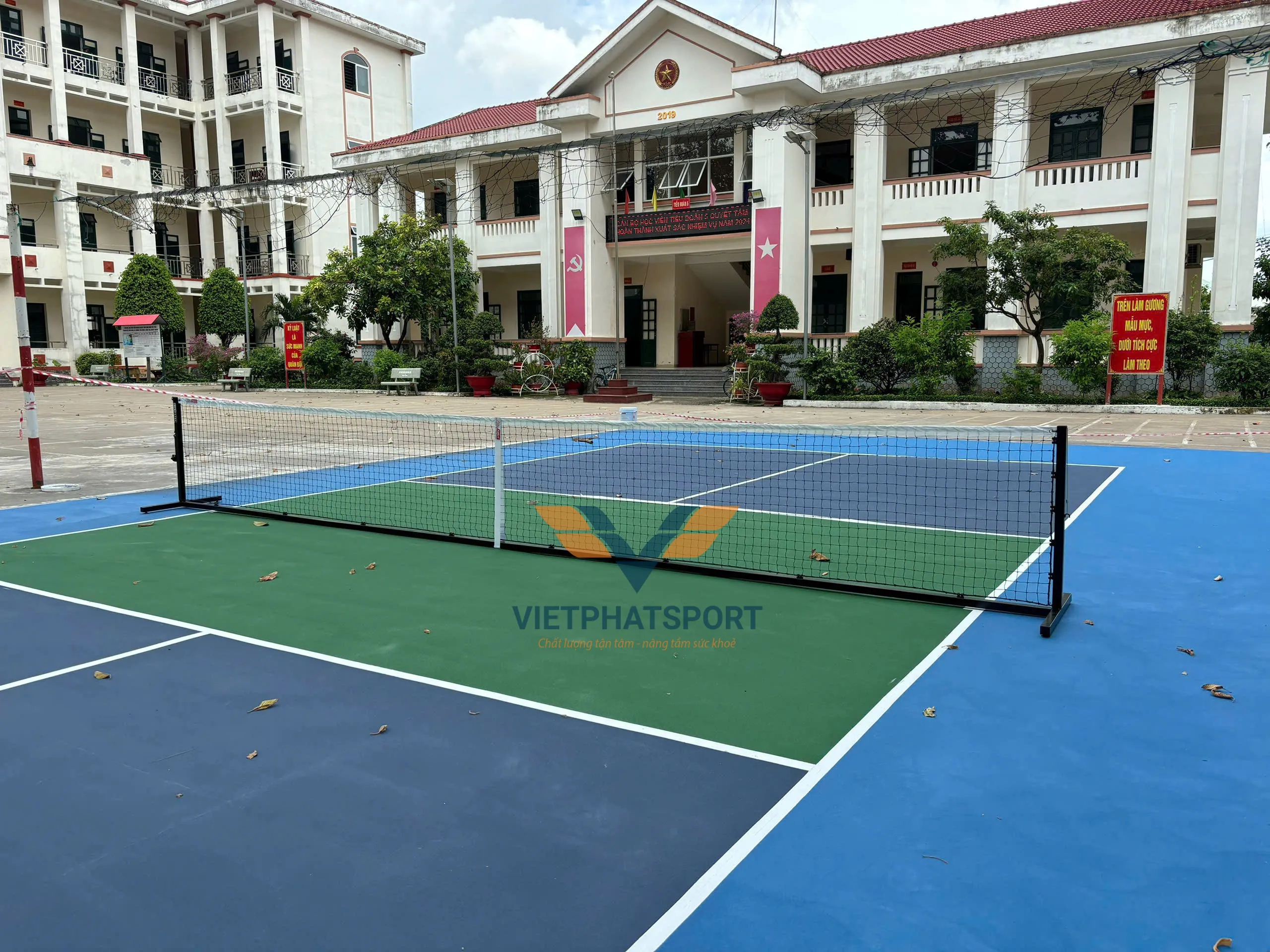 Vai trò thực tế của trụ lưới Pickleball tại các công trình Tiền Giang