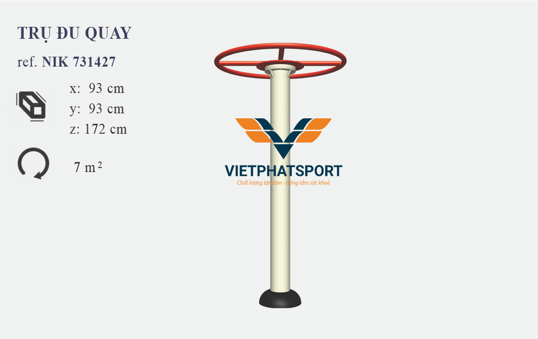 TRỤ ĐU XOAY NIK731427